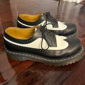 Doc Martens leather brogue shoes